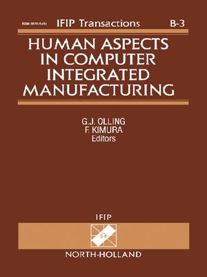 cover image of Human Aspects in Computer Integrated Manufacturing